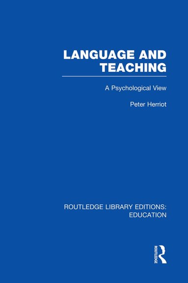 Peter Herriot - Language & Teaching, Häftad