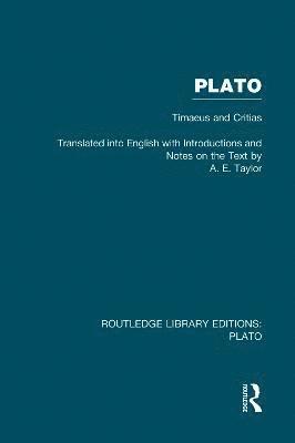 Plato: Timaeus and Critias (RLE: Plato) 1