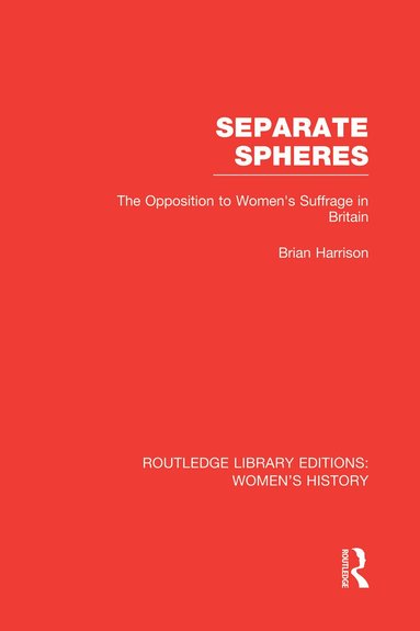Brian Harrison - Separate Spheres, Häftad