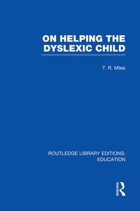 bokomslag On Helping the Dyslexic Child (RLE Edu M)