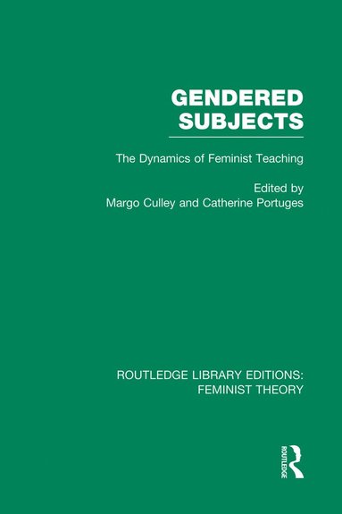 bokomslag Gendered Subjects (RLE Feminist Theory)