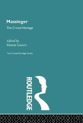 Martin Garrett, Dr Martin Garrett - Massinger, Häftad