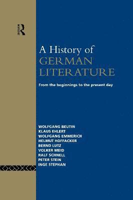 A History of German Literature 1