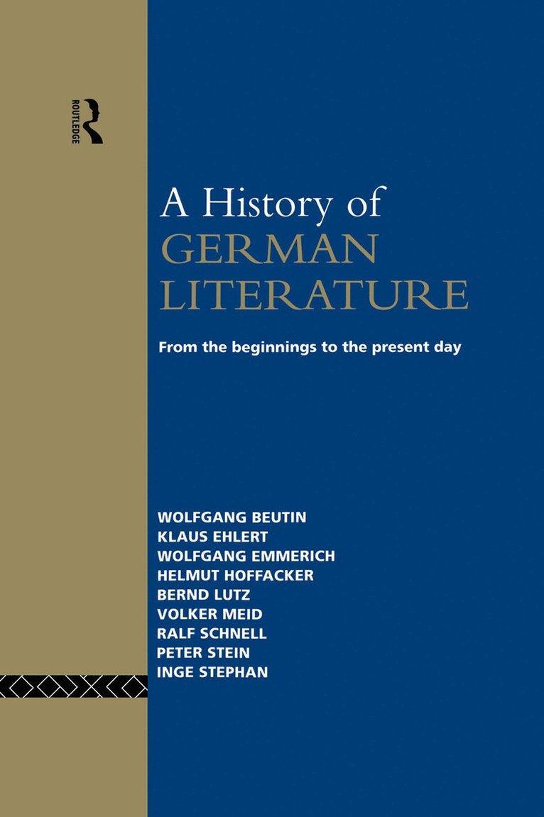 A History of German Literature 1