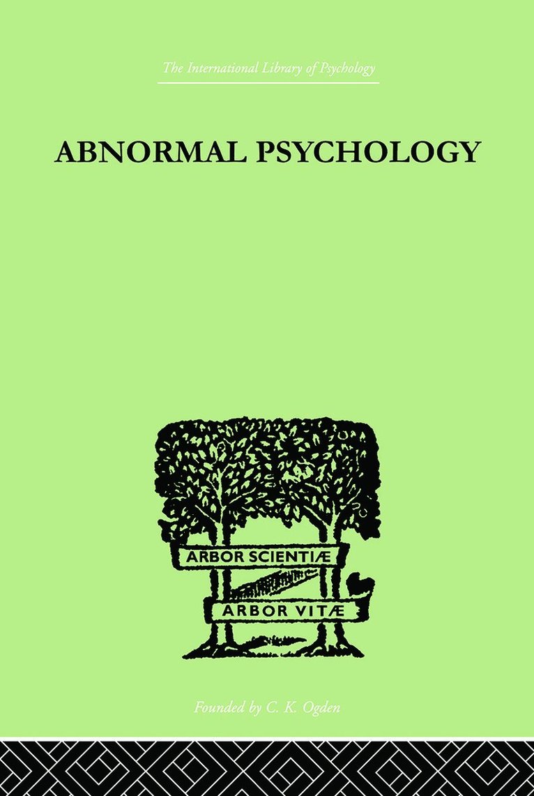 Abnormal Psychology 1