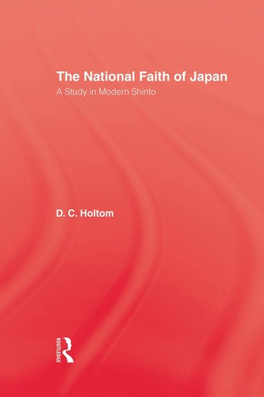 bokomslag National Faith Of Japan