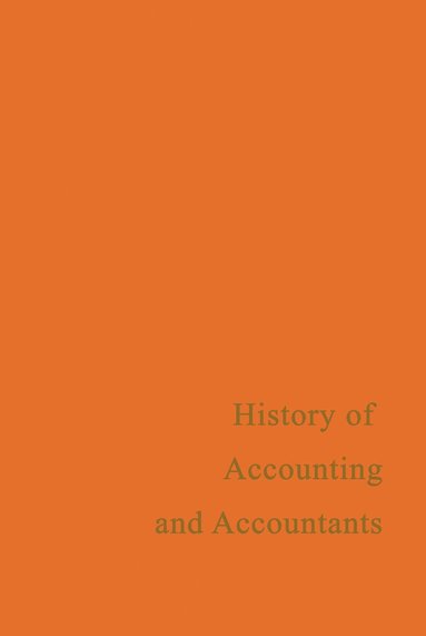 Richard Brown - History of Accounting and Accountants, Häftad