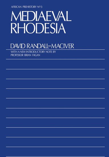 David Randall-Maciver - Medieval Rhodesia, Häftad
