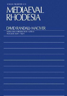 bokomslag Medieval Rhodesia