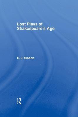 Lost Plays of Shakespeare S a Cb 1
