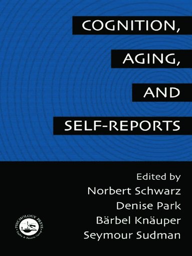 bokomslag Cognition, Aging and Self-Reports