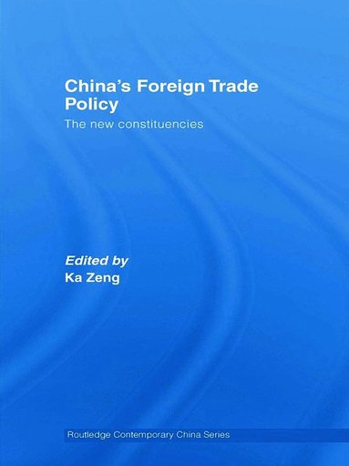 bokomslag China's Foreign Trade Policy