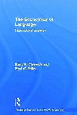 bokomslag The Economics of Language