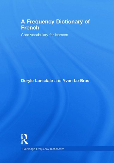 Yvon Le Bras - Frequency Dictionary of French, Inbunden