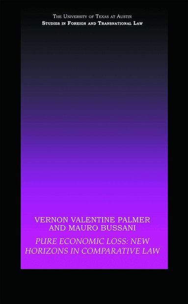 Vernon Valentine Palmer, Mauro Bussani - Pure Economic Loss, Inbunden