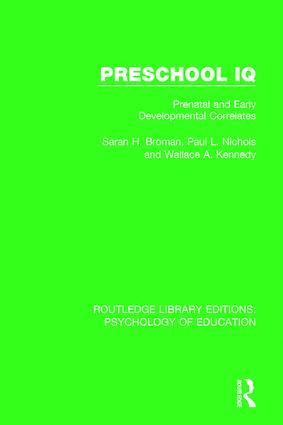 Preschool IQ 1