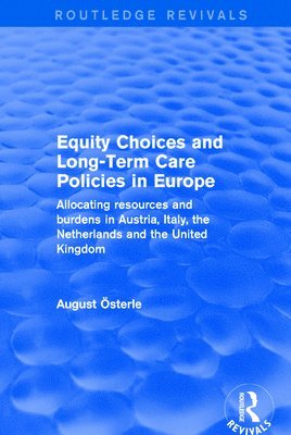 bokomslag Equity Choices and Long-Term Care Policies in Europe