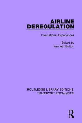 Kenneth Button - Airline Deregulation, Inbunden