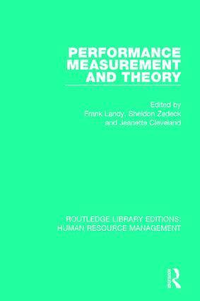 Frank Landy, Sheldon Zedeck, Jeanette Cleveland - Performance Measurement and Theory, Inbunden