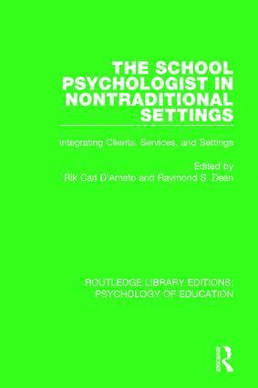 bokomslag School Psychologist in Nontraditional Settings