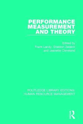bokomslag Performance Measurement and Theory