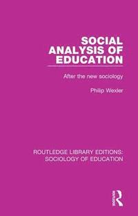 bokomslag Social Analysis of Education