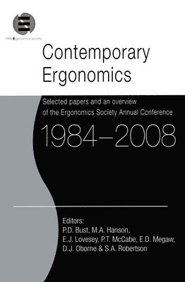 Contemporary Ergonomics 1984-2008 1