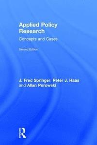bokomslag Applied Policy Research