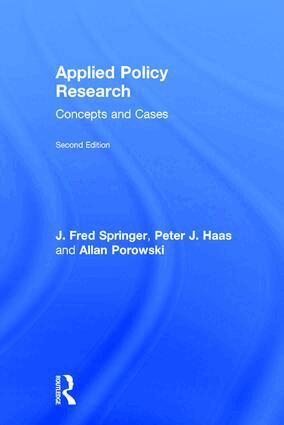 J. Fred Springer, Peter J. Haas, Allan Porowski - Applied Policy Research, Inbunden