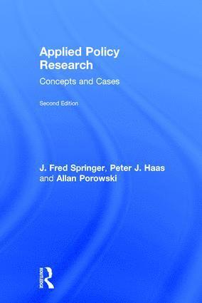 J. Fred Springer, Peter J. Haas, Allan Porowski, USA) Haas, Peter J. (San Jose State University, J Fred Springer, Peter J Haas - Applied Policy Research, Inbunden