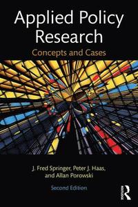 bokomslag Applied Policy Research