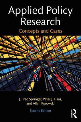 J. Fred Springer, Peter J. Haas, Allan Porowski - Applied Policy Research, Häftad