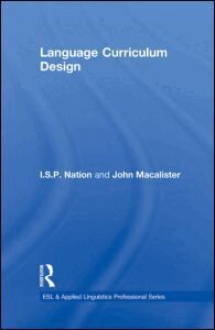 John Macalister, I.S.P. Nation - Language Curriculum Design, Inbunden