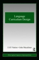 bokomslag Language Curriculum Design