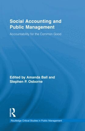 Stephen P. Osborne, Amanda Ball - Social Accounting and Public Management, Inbunden