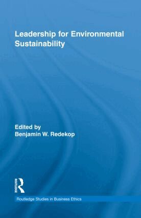 Benjamin W. Redekop - Leadership for Environmental Sustainability, Inbunden
