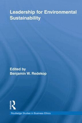 Benjamin W. Redekop - Leadership for Environmental Sustainability, Häftad
