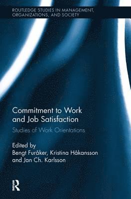 Commitment to Work and Job Satisfaction 1