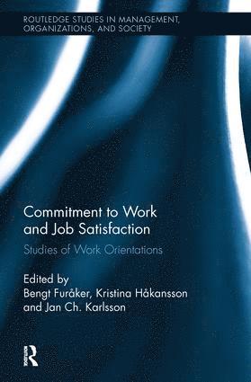 Commitment to Work and Job Satisfaction 1