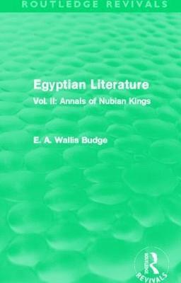 Egyptian Literature (Routledge Revivals) 1