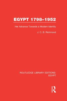 Egypt, 1798-1952 (RLE Egypt) 1