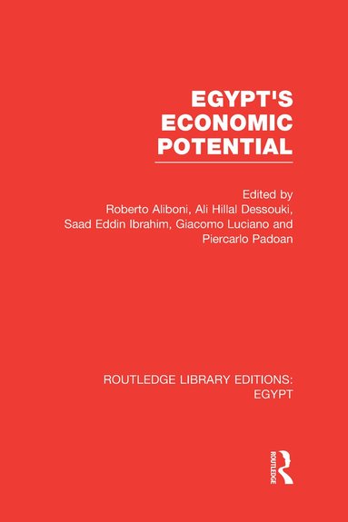 bokomslag Egypt's Economic Potential (RLE Egypt)