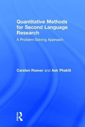 Quantitative Methods for Second Language Research 1