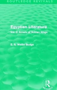 bokomslag Egyptian Literature (Routledge Revivals)