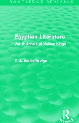 Egyptian Literature (Routledge Revivals) 1