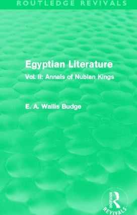 Egyptian Literature (Routledge Revivals) 1