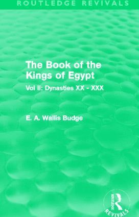bokomslag Book of the Kings of Egypt (Routledge Revivals)