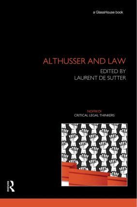 Laurent de Sutter - Althusser and Law, Häftad