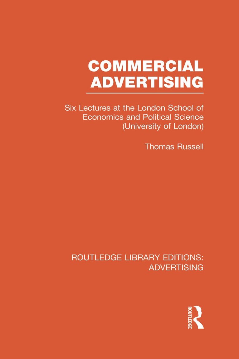 Thomas Russell - Commercial Advertising (RLE Advertising), Inbunden