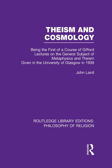 bokomslag Theism and Cosmology